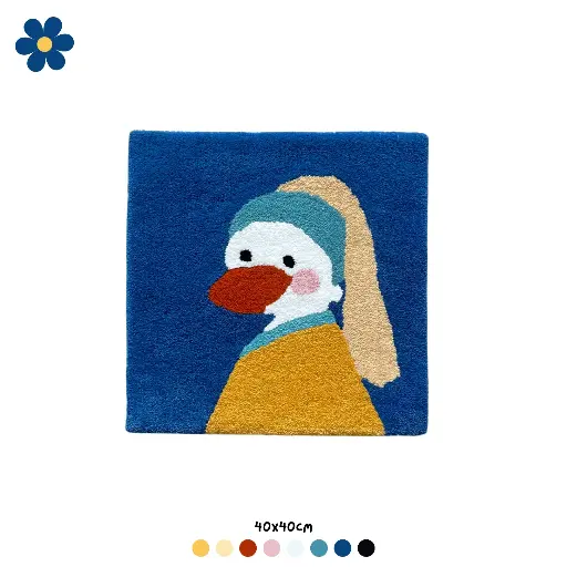duck with a pearl earring